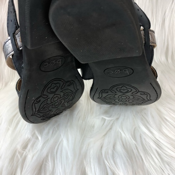 Boc leather sandals black gray size 6 - Picture 10 of 10
